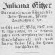 GITZER Juliana