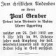 GRUBER Paul