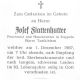 FLATTENHUTTER Josef