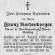 BARTENBERGER Franz